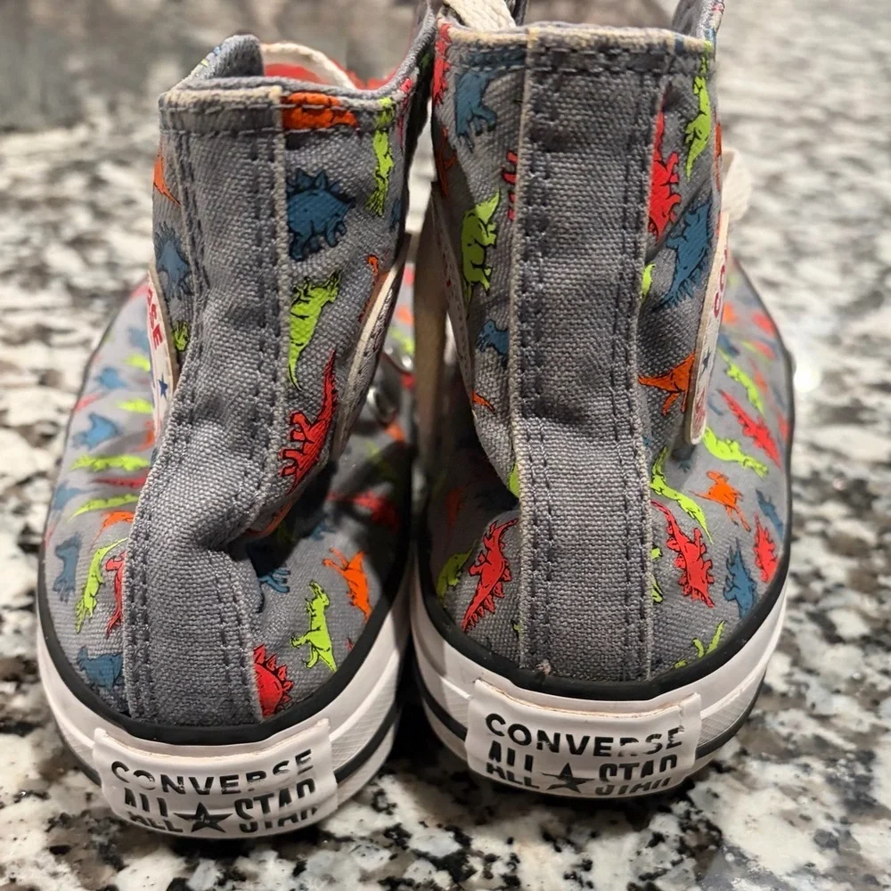 Converse Kids' Multicolor Dinosaur High-Tops - Picture 3 of 5